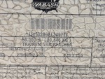 General Appearance with Numéro de série/Numéro d'identification du véhicule automobile