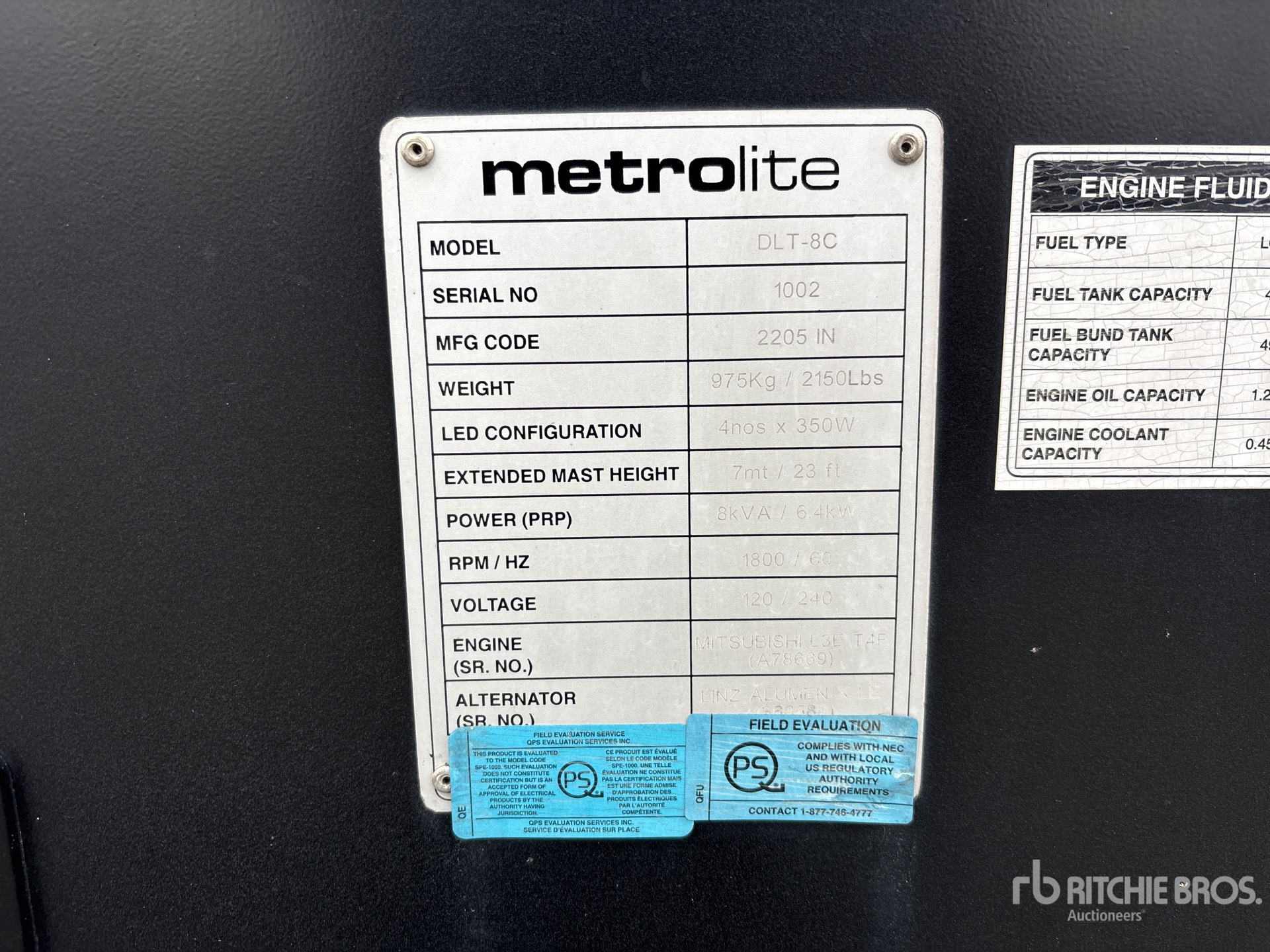 General Appearance with Seriennummer / FIN