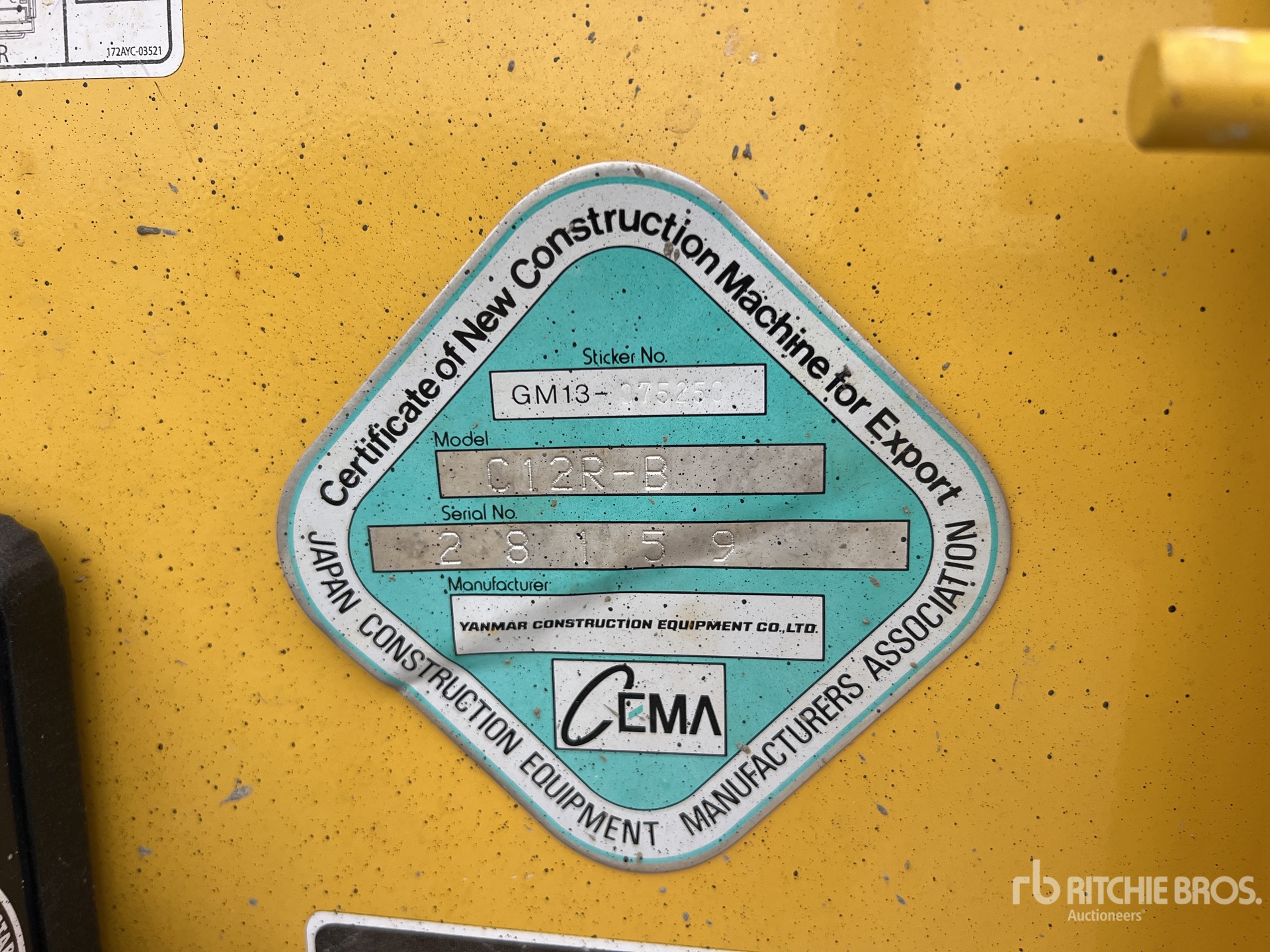 General Appearance with Numéro de série/Numéro d'identification du véhicule automobile