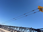 Crane Superstructure with Pendant Line (Boom Tension Line)