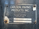 Chassis with Screed Serial Number