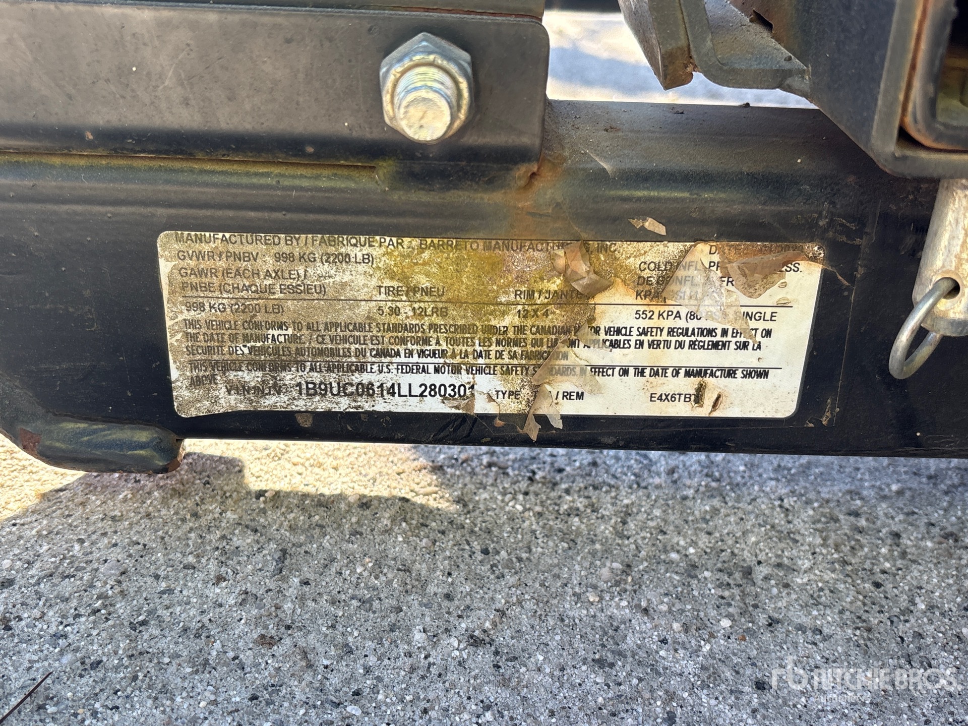 General Appearance with Numer seryjny/numer identyfikacyjny pojazdu