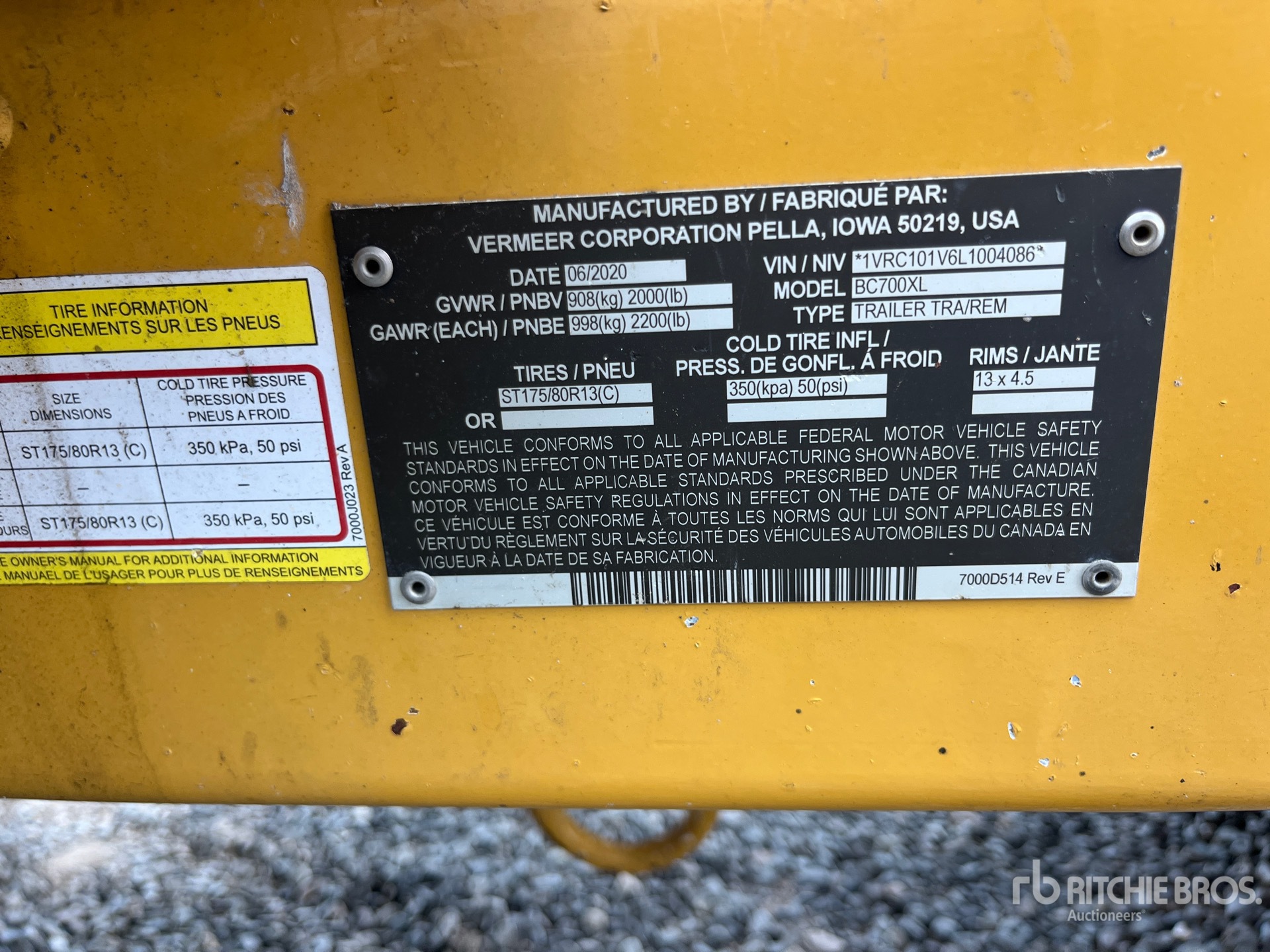 General Appearance with Seriennummer / FIN