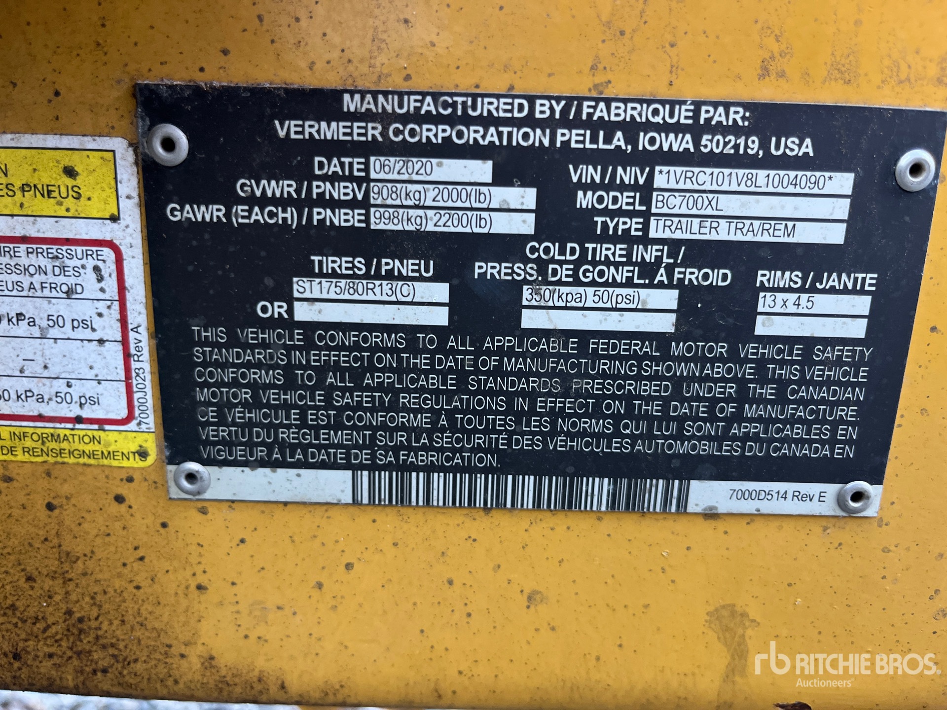 General Appearance with Seriennummer / FIN