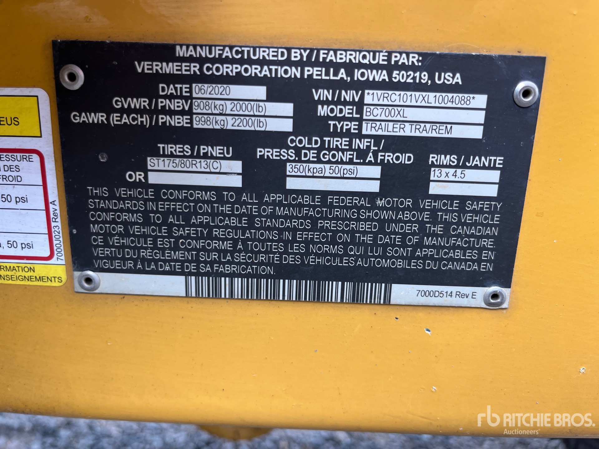 General Appearance with Seriennummer / FIN