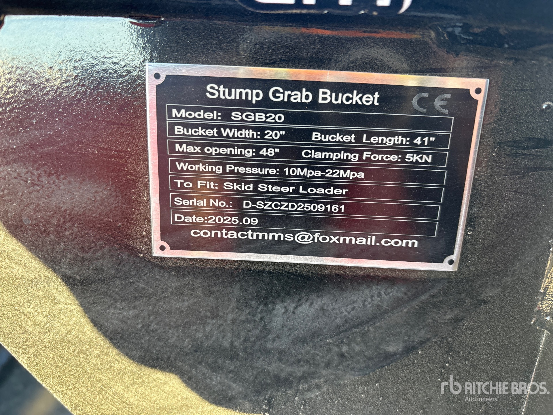 General Appearance with N.º de serie/VIN