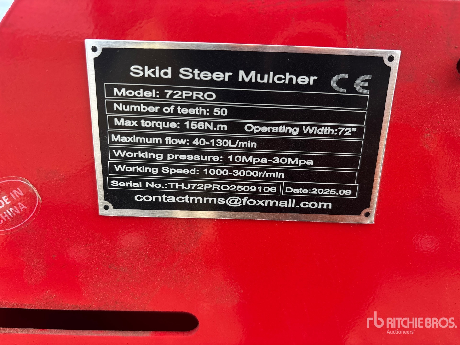 General Appearance with N.º de serie/VIN