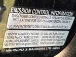 Engine with Emission Label