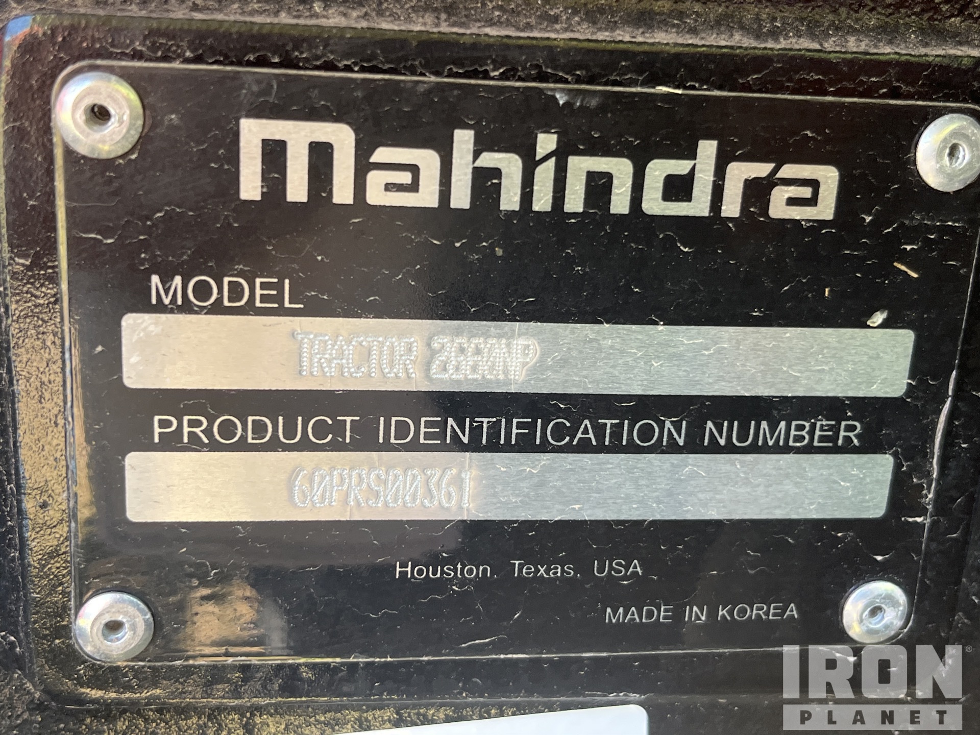 General Appearance with Numéro de série/Numéro d'identification du véhicule automobile