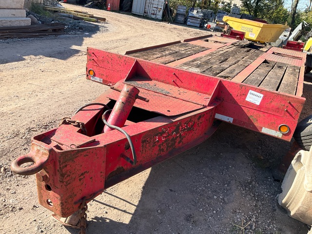 1987 Eager Beaver 20H 22 ft T/A Equipment Trailer