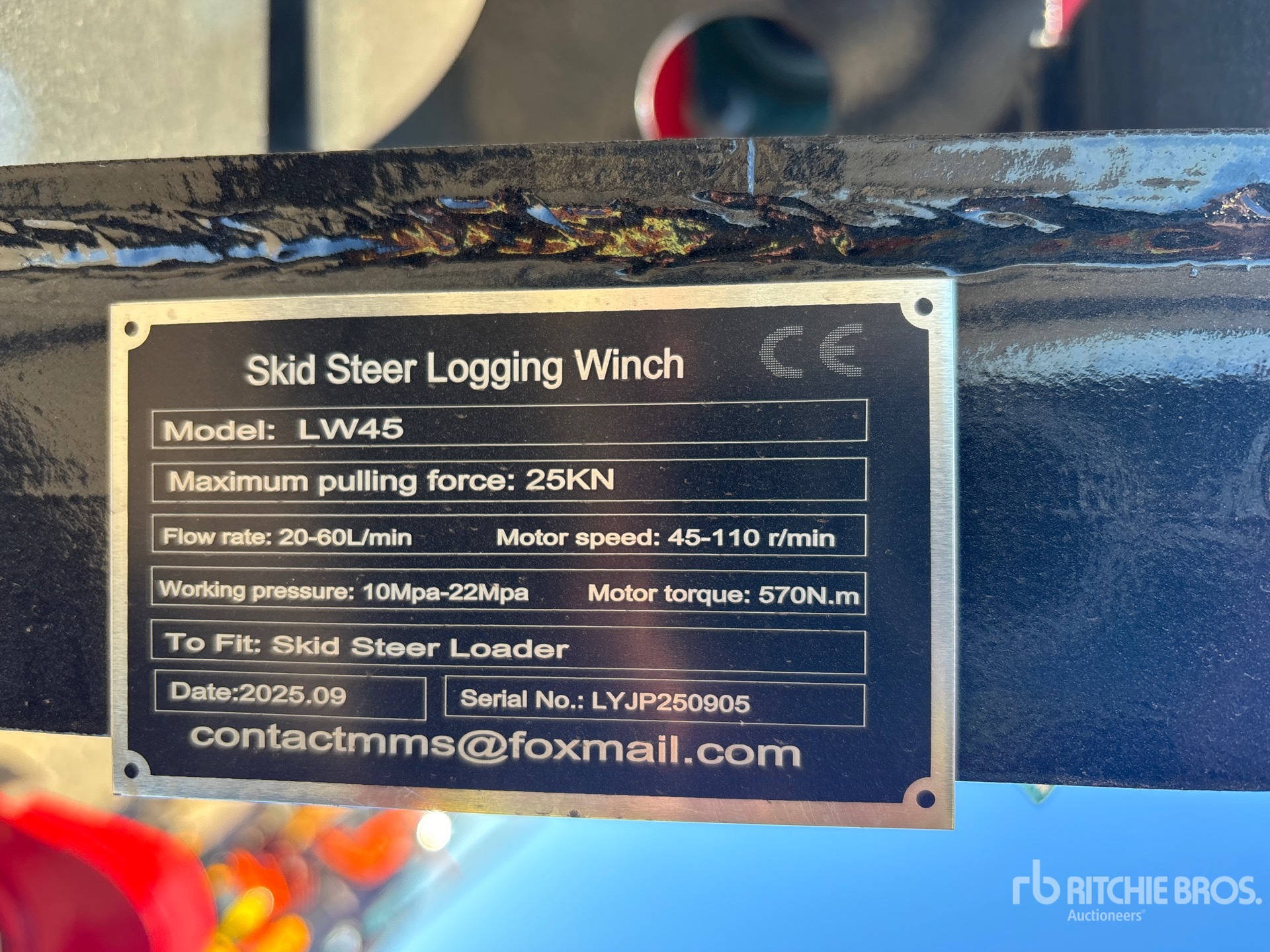 General Appearance with N.º de serie/VIN