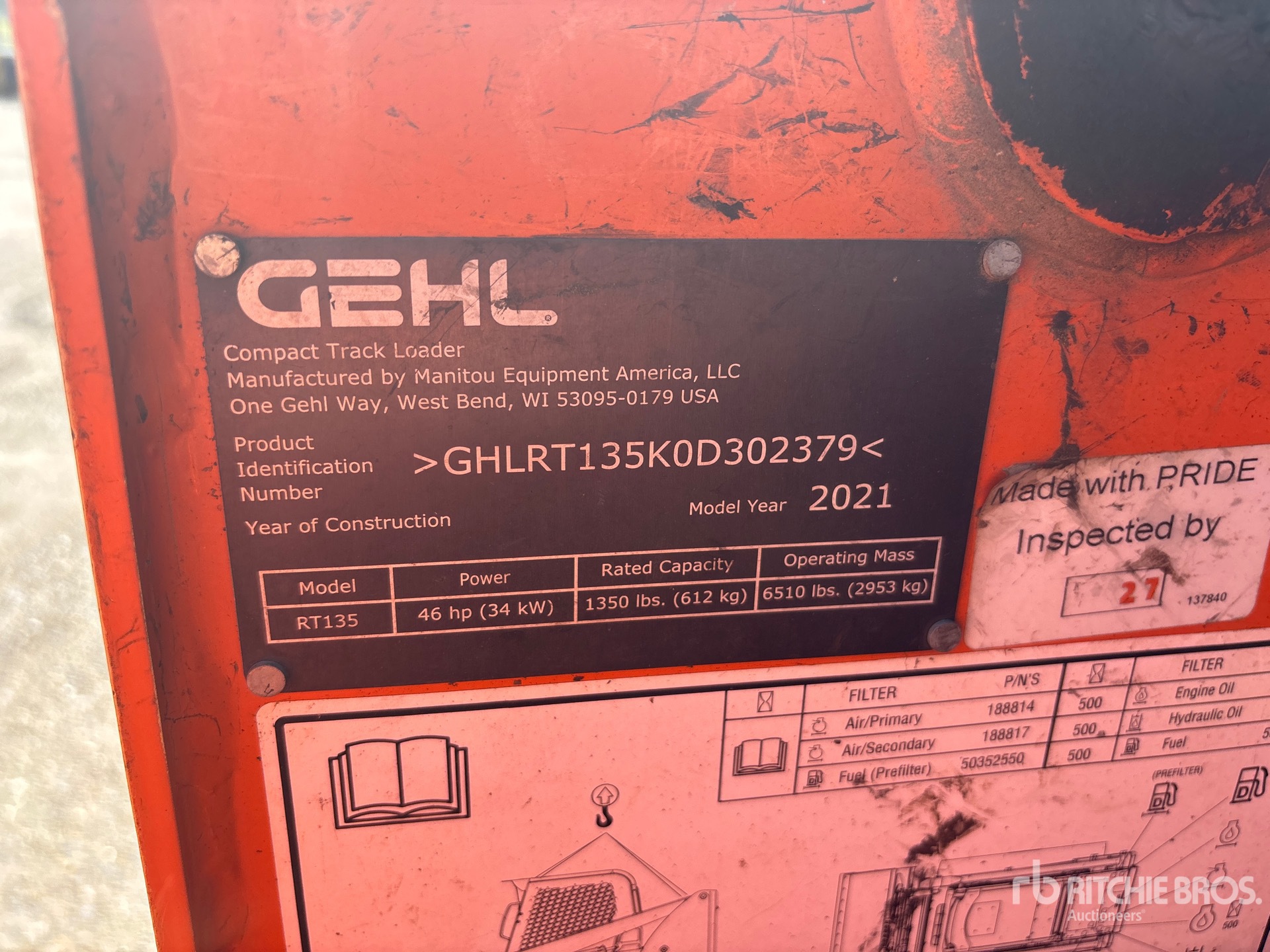 General Appearance with Seriennummer / FIN