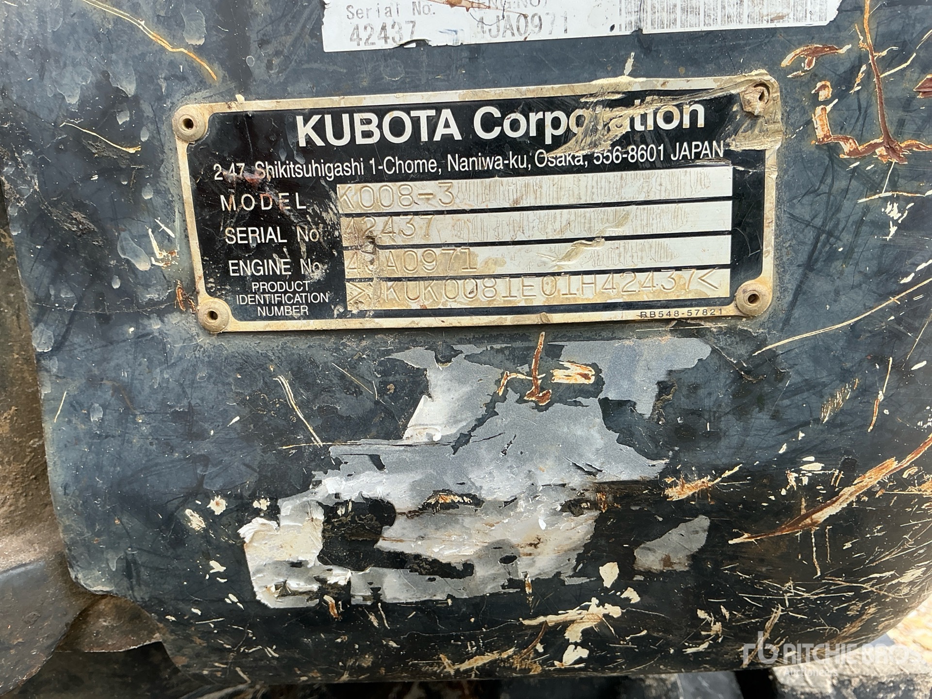 General Appearance with Numer seryjny/numer identyfikacyjny pojazdu