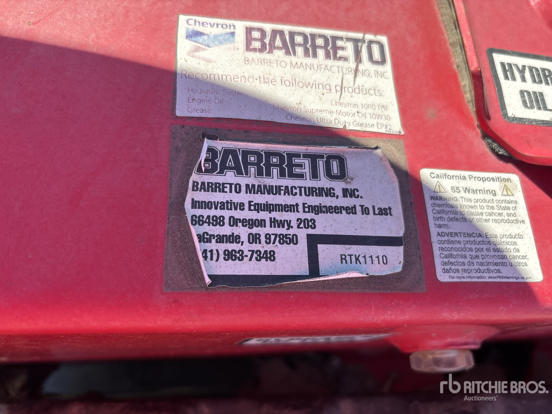 General Appearance with N.º de serie/VIN