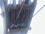 Crane Superstructure with Point Sheaves