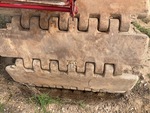 Undercarriage with Left Track Pads