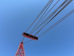 Crane Superstructure with Pendant Line (Boom Tension Line)