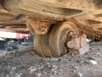 Undercarriage with Left Carrier Rollers