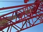 Crane Superstructure with Boom Angle Indicator