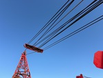 Crane Superstructure with Pendant Line (Boom Tension Line)