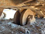 Undercarriage with Right Carrier Rollers