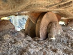Undercarriage with Left Carrier Rollers