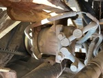 Engine with A/C Compressor