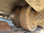 Undercarriage with Left Track Rollers