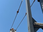 Crane Superstructure with Pendant Line (Boom Tension Line)