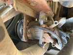 Engine with A/C Compressor