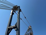 Crane Superstructure with Pendant Line (Boom Tension Line)