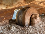 Undercarriage with Left Carrier Rollers
