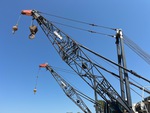 Crane Superstructure with Boom Point Section