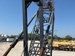 Crane Superstructure with Boom Stops