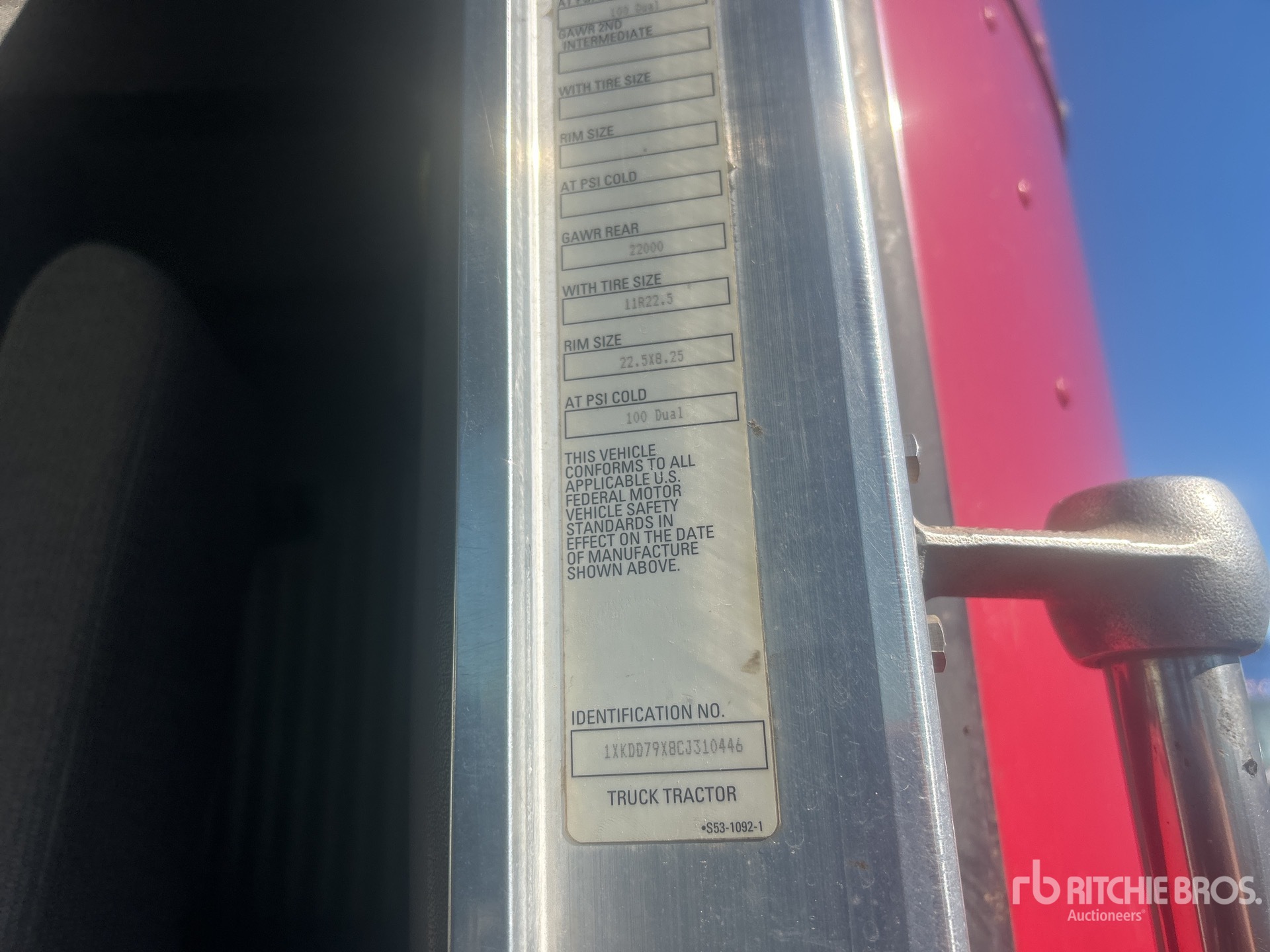 General Appearance with N.º de serie/VIN