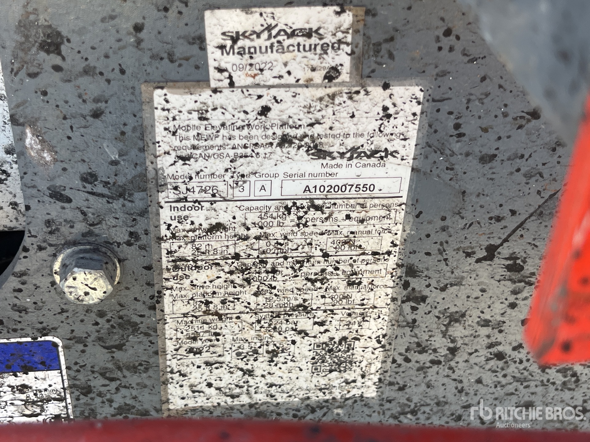 General Appearance with Numéro de série/Numéro d'identification du véhicule automobile