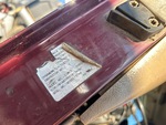 General Appearance with Second Serial Number/VIN Photo