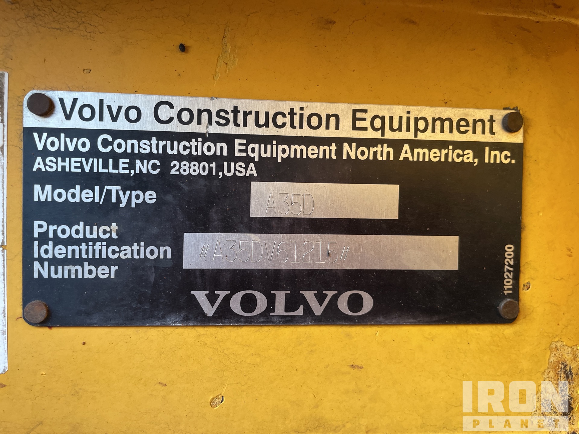 General Appearance with Numero seriale/numero d’identificazione del veicolo (VIN)