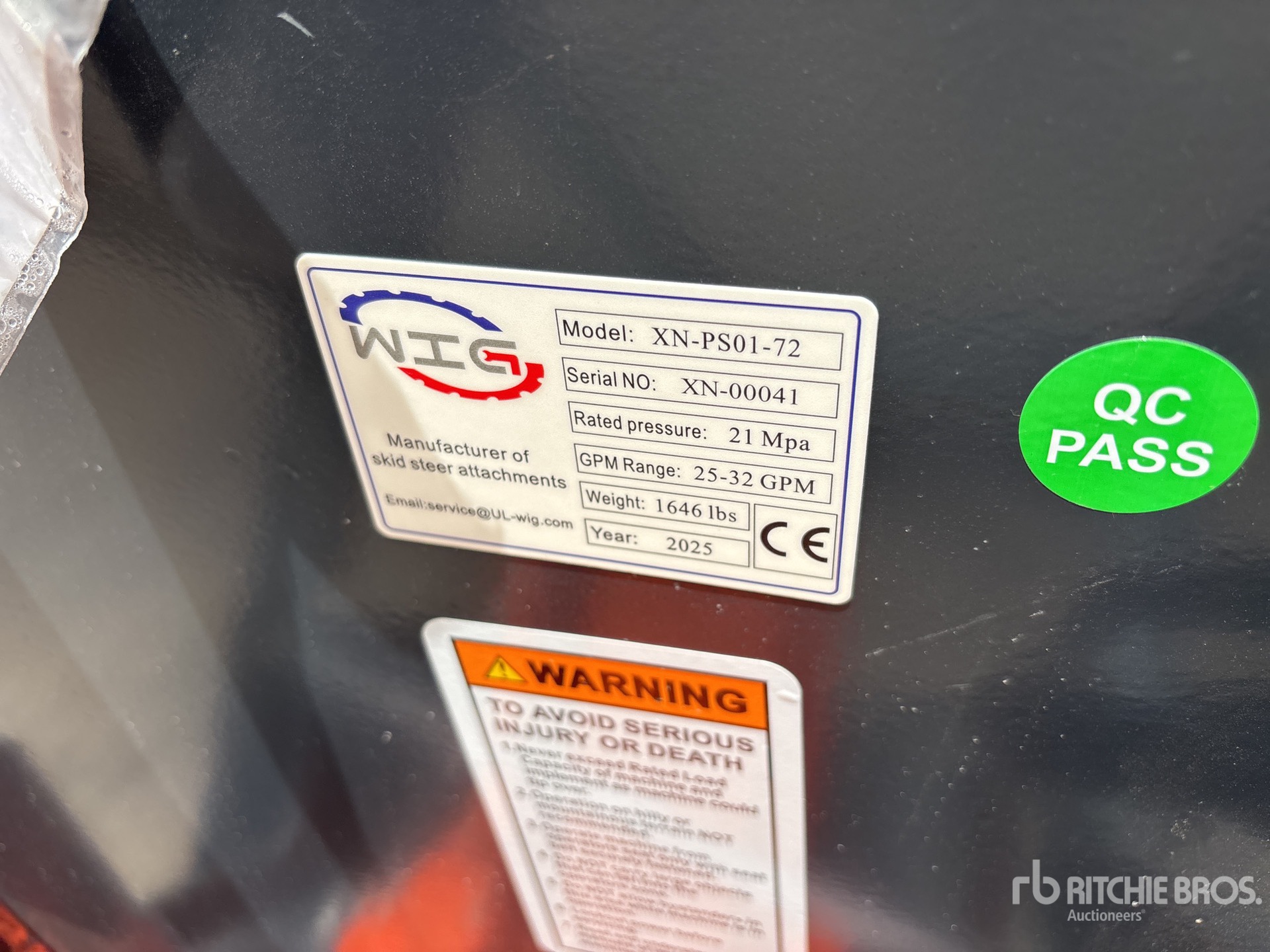 General Appearance with Seriennummer / FIN