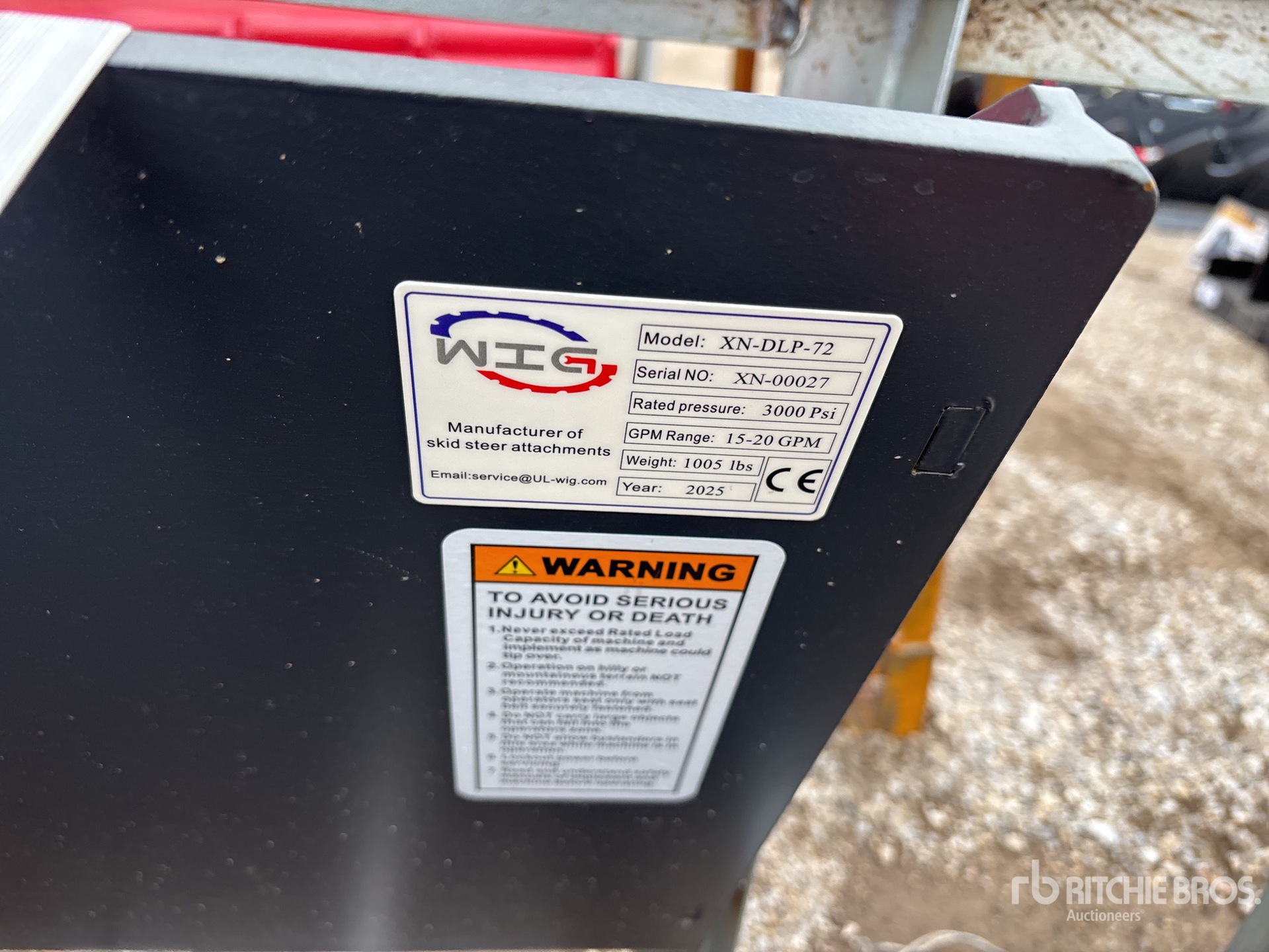 General Appearance with N.º de serie/VIN