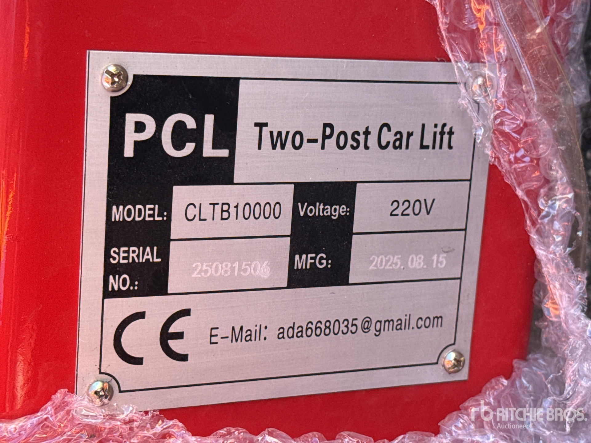 General Appearance with N.º de serie/VIN