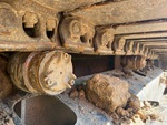 Undercarriage with Left Carrier Rollers