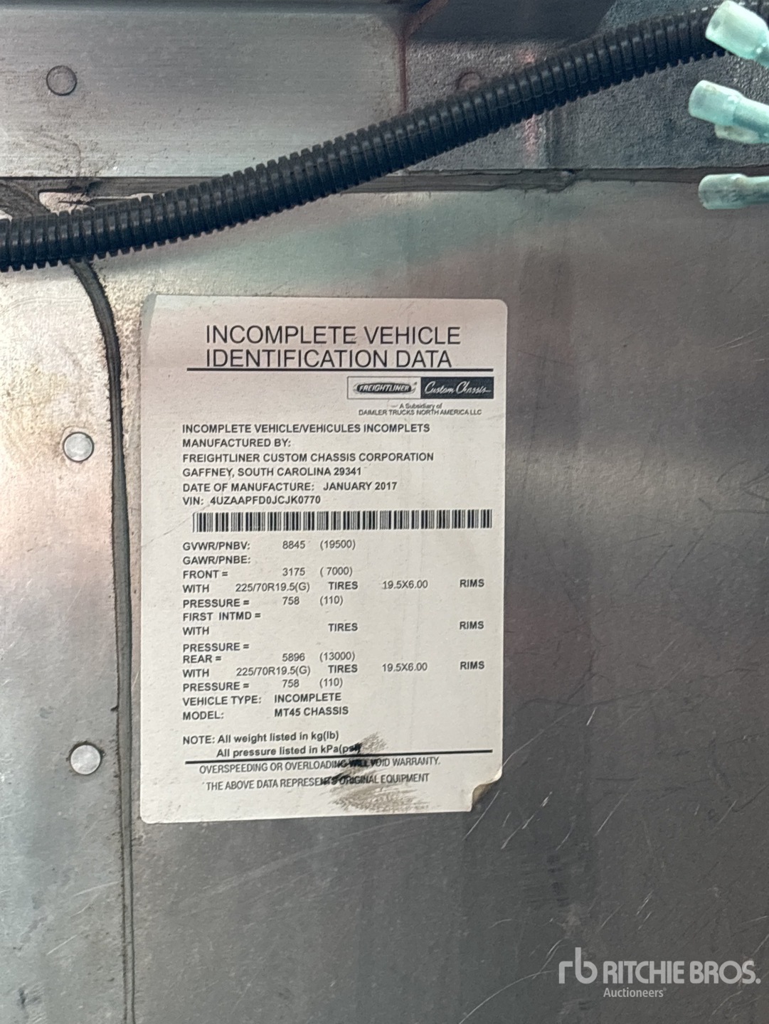 2018 Freightliner MT45