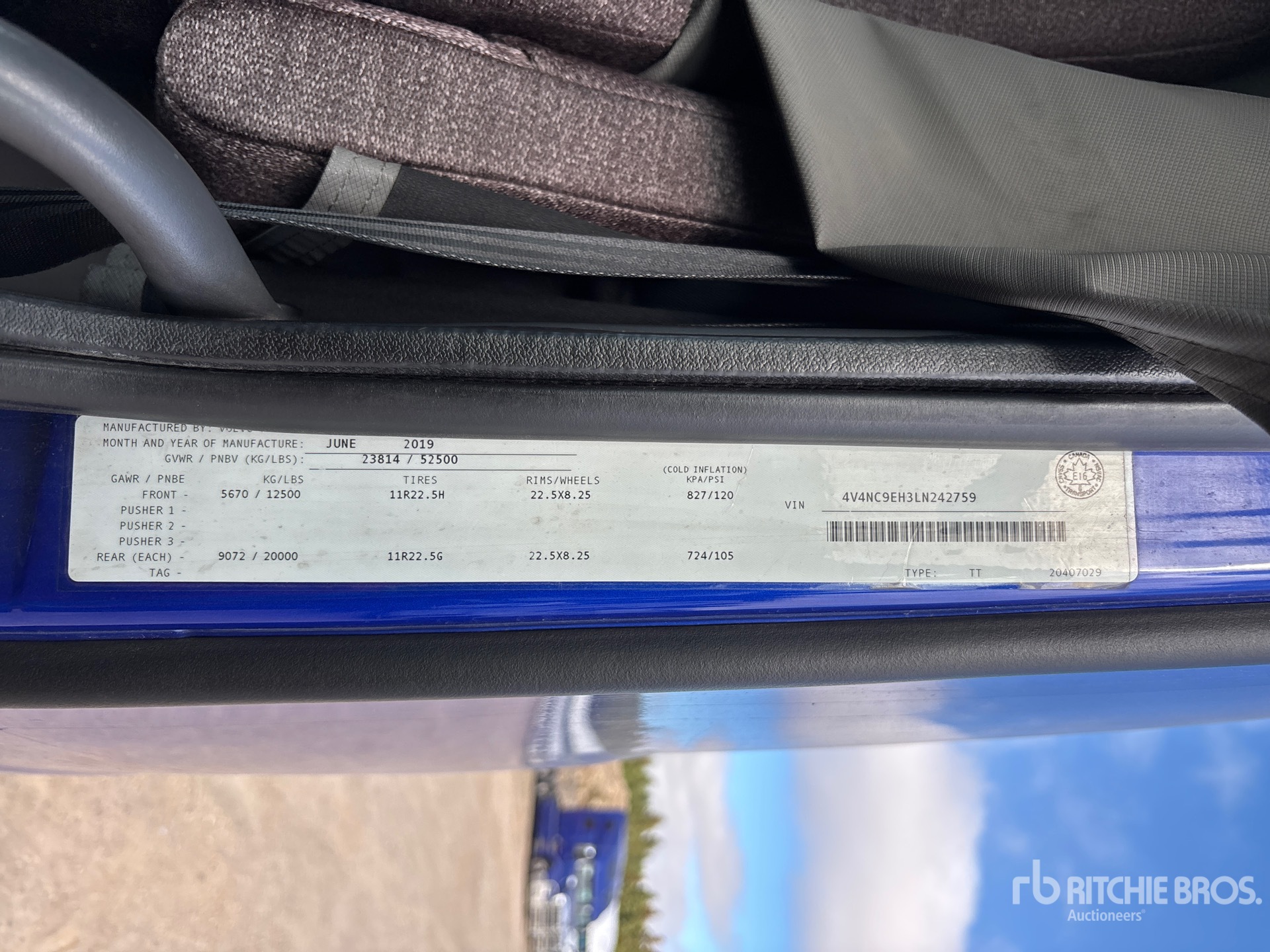 General Appearance with Second Serial Number/VIN Photo