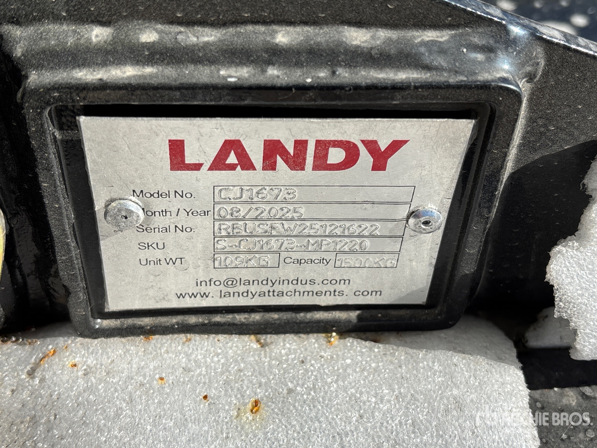 General Appearance with N.º de serie/VIN