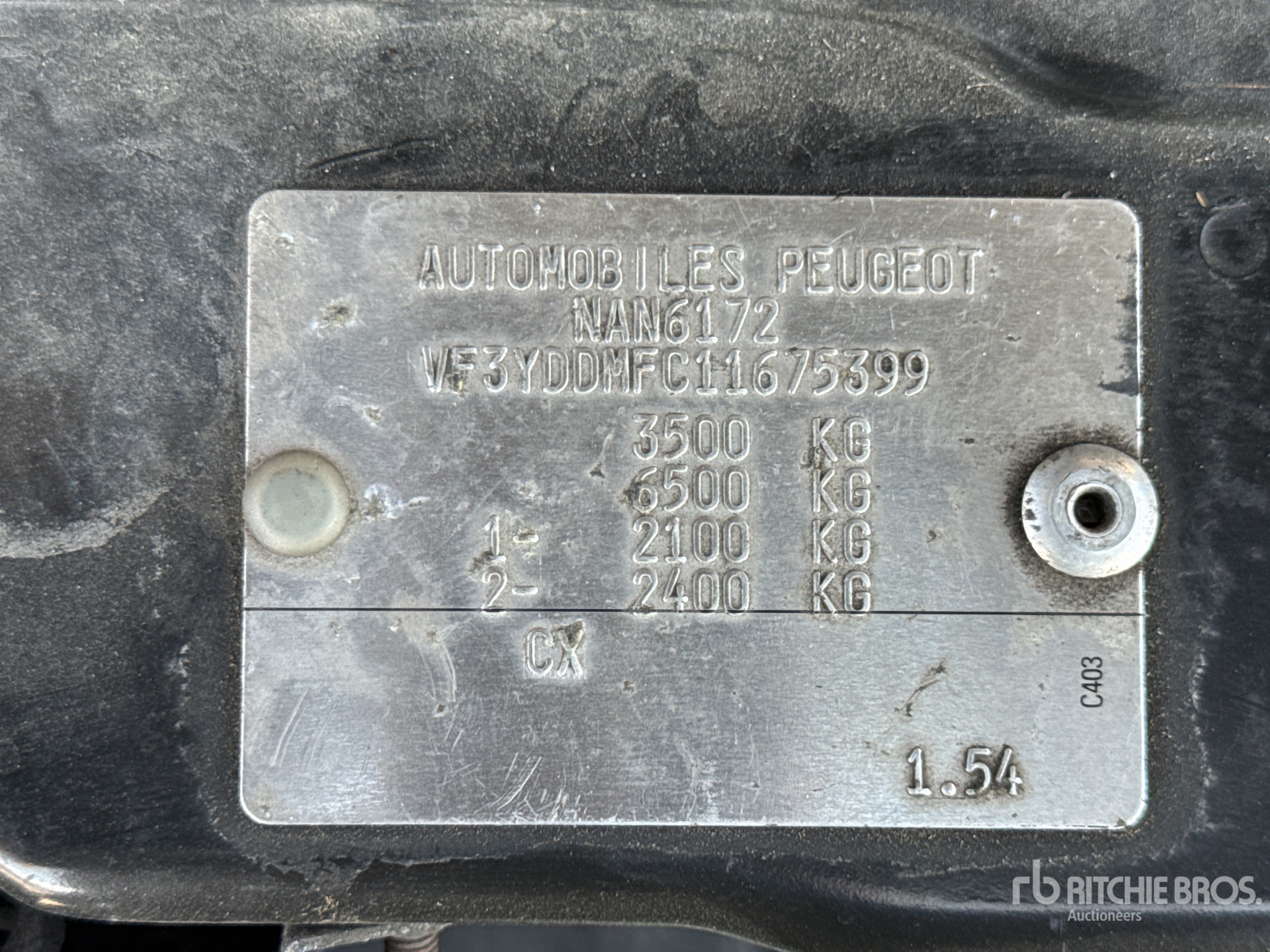 General Appearance with Numero seriale/numero d’identificazione del veicolo (VIN)