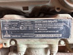 Engine with Emission Label
