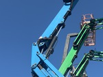 Système hydraulique with Vérin de flèche secondaire (articulé)