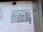 General Appearance with Unit Serial Number