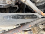 General Appearance with Second Serial Number/VIN Photo